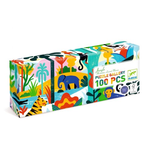 Puzzle - dzsungel - 100 db