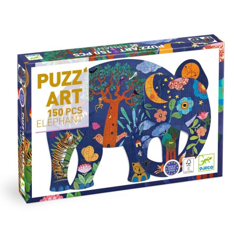 Puzzle art - Elefánt - 150 db