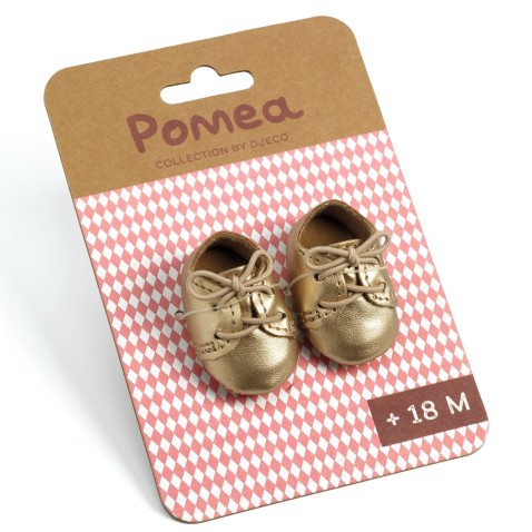 Baby Pomea - babacipők - arany