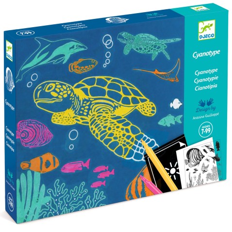 Kreativní sada kyanotypie - Pod mořskou hladinou