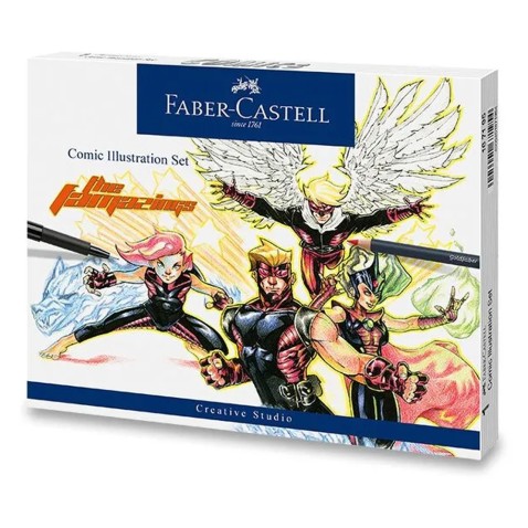 Faber-Castell Comic Illustration markerek – 15 db