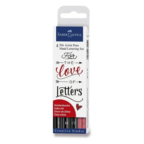 Faber-Castell Pitt Artist Pen Hand Lettering markerek – 4 db