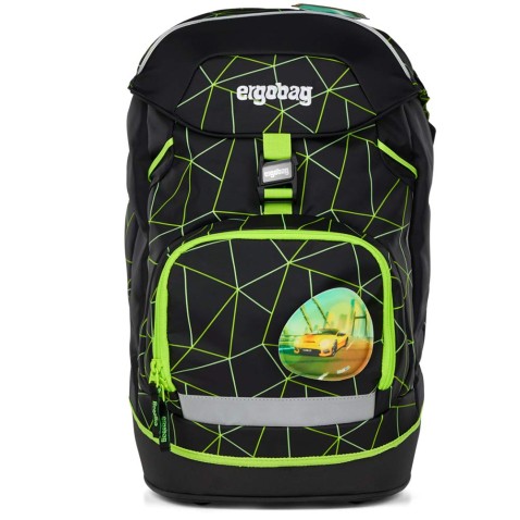 Ergobag Prime Fluo sárkány iskolatáska