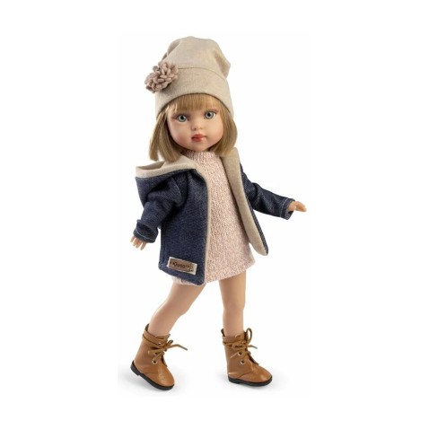 Guca 857 PENELOPE – élethű baba teljes egészében vinilből készült testtel – 34 cm
