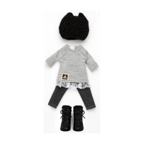 Guca P858 – babaruha 34 cm-es PENELOPE babához, cipővel