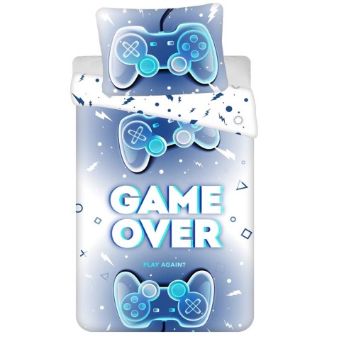 Game Over fiú ágyneműhuzat