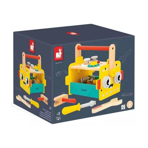BricoKids - Mini szerszámos munkadoboz - 30 db