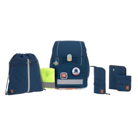 Lässig Boxy Unique Navy 7 részes iskolai szett