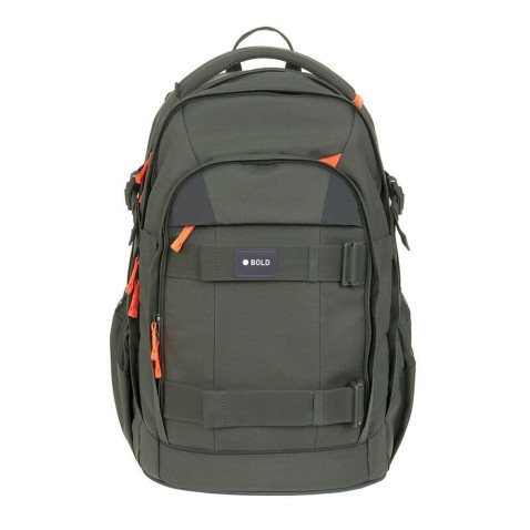 Lässig Origin Bold Dark Olive iskolai hátizsák