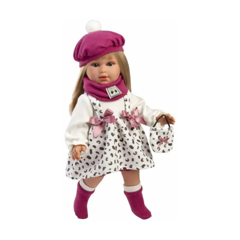 Llorens 54050 CARLA – élethű baba puha textiltesttel – 40 cm