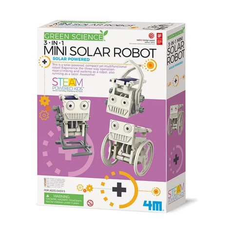 Mini napelemes robot 3 az 1-ben