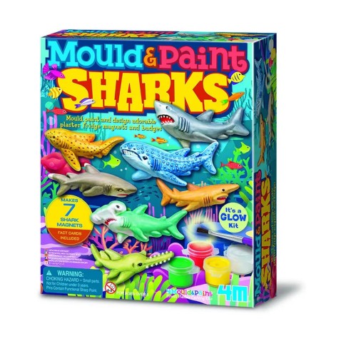 Gipszöntvények – 3D cápák
