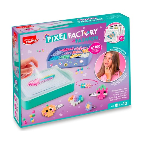 Maped Creativ Pixel Factory Fashion kreatív készlet – vízgyöngyök