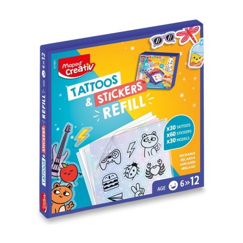 Maped Creativ Tattoo & Sticker utántöltő készlet