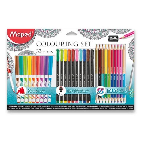 Maped Colouring set rajzkészlet – 33 darab