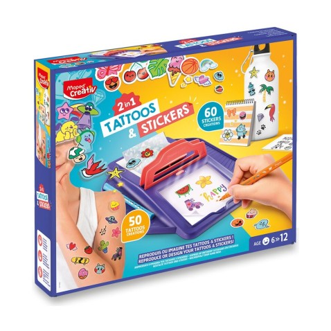 Maped Creativ Tattoo & Sticker kreatív készlet – tetoválások és matricák