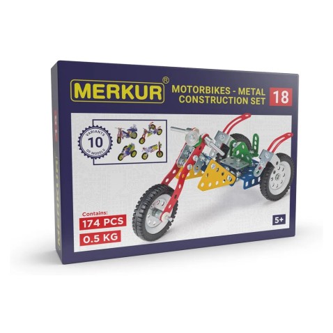 Merkur 018 - Motorkerékpárok, 174 db, 10 modell
