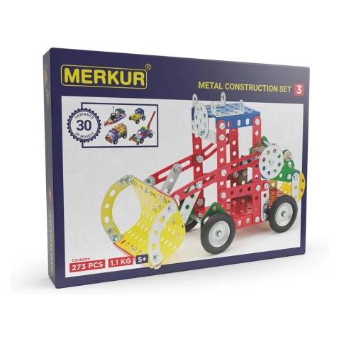 Merkur 3 - Építőkészlet, 273 db, 30 modell