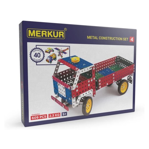 Merkur 4 - Építőkészlet, 609 db, 40 modell