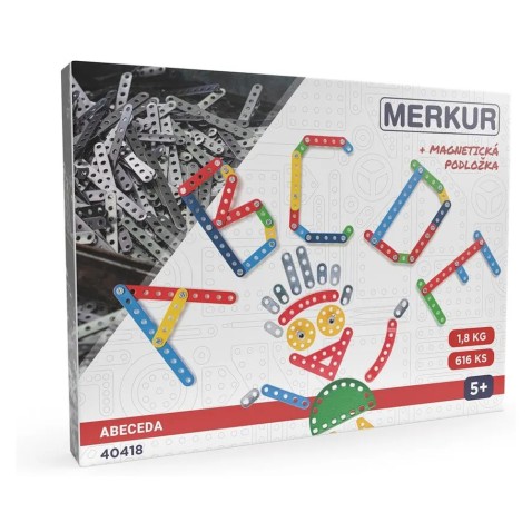 Merkur - Ábécé mágneses alátéttel - 616 db