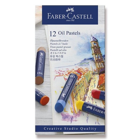 Faber Castell olajpasztell 12 különböző szín