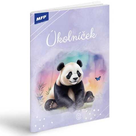 A5 Panda házi feladat füzet