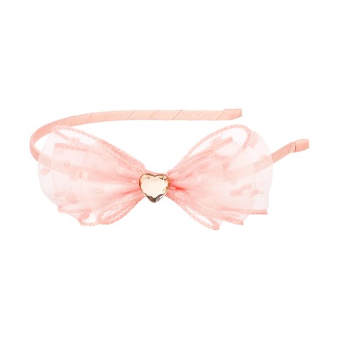 Souza! - Leah hajpánt masnival, rózsaszín