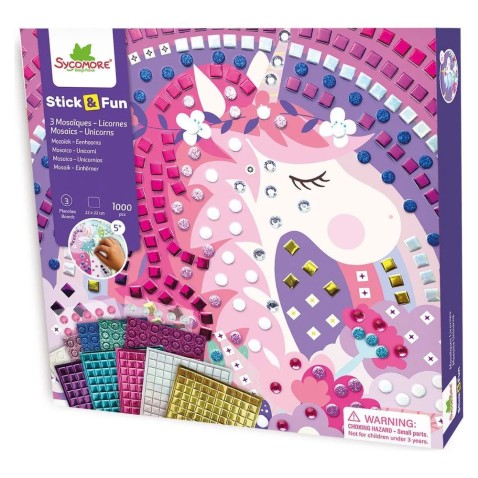 Stick & Fun – S mozaik – egyszarvúk
