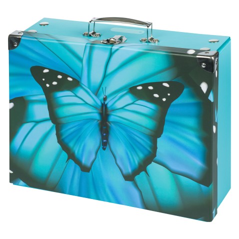 Baagl Butterfly összecsukható iskolai koffer fém vasalással