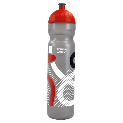 Egészséges ivópalack 0,7 l – Sport elem piros