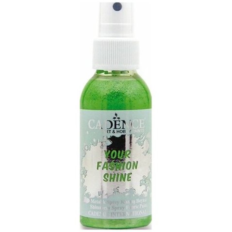 Cadence Your Fashion Shine textilfestékek zöld 100ml spray