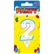 Szivárvány torta gyertya 2
