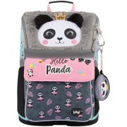 Iskolatáska BAAGL Zippy Panda, uzsonnás doboz ajándékba