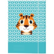 Deszkák gumival A3, Tigris, Aranyos állatok