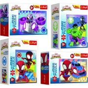 Mini puzzle miniMAXI 20 darab Spidey és csodálatos barátai 4 típus