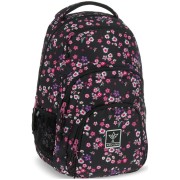 Ars Una Pearl Blossom Black AU2 lány hátizsák felsősöknek