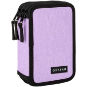 Oxybag UNICOLOR Violet háromszintes üres tolltartó