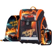 Elsős iskolatáska Oxybag PREMIUM LIGHT Autó 2 szett