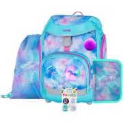 OXY Sherpy Unicorn iskolatáska, 4 részes szett