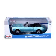 Maisto - 1967 CHEVROLET CAMARO SS 396 CONVERTIBLE, metál türkiz, 1:18
