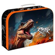 34 cm-es laminált Dino iskolai doboz