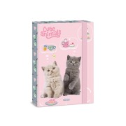 Ars Una Cute Animals - Tea Party A4-es füzettartó box