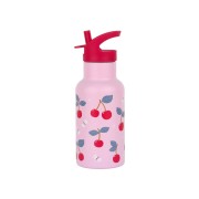 A Little Lovely Company - rozsdamentes acél kulacs, 350 ml - cseresznyék