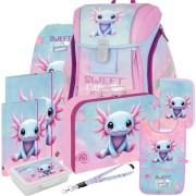 Oxybag Premium Light Axolotl iskolatáska – 9 darabos szett