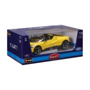 Bburago - HOBBY autómodell, Bugatti Mistral, sárga, 1:18