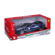 Bburago - RACE+PLAY, Ferrari FXX-K EVO, kék, 1:18