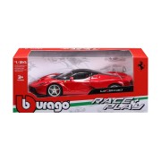 Bburago - RACE+PLAY,  Ferrari LaFerrari, piros, 1:24