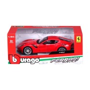 Bburago - RACE+PLAY,  Ferrari F12tdf, piros, 1:24