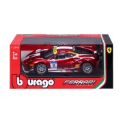 Bburago - RACING, Ferrari 488 Challenge (Formula racing 2017), sötétpiros, 1:24