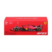 Bburago - FORMULA RACING, Ferrari SF-23 (2023) díszdobozban, #55 Carlos Sainz, 1:24